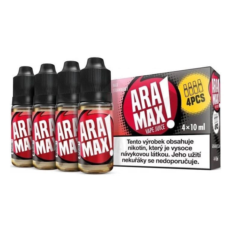 Aramax Max Strawberry Ovocné e-liquidy - hlavní obrázek