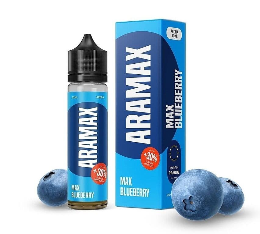 Aramax S&V Max Blueberry Příchutě - hlavní obrázek