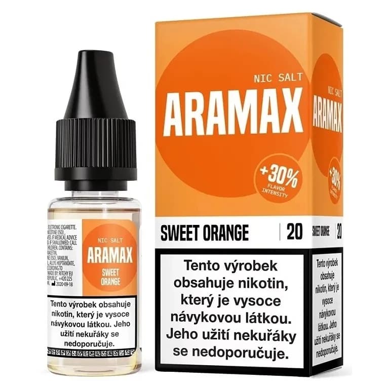 Aramax Salt e-liquid Sweet Orange Salt e-liquidy - hlavní obrázek
