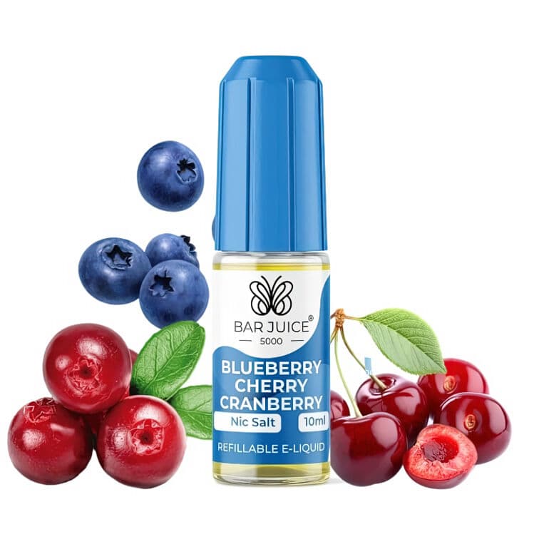 bar juice 5000 salt e liquid 10ml blueberry cherry cranberry