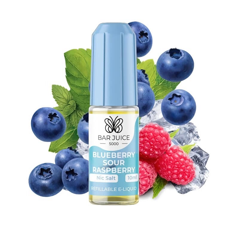 bar juice 5000 salt e liquid 10ml blueberry sour raspberry