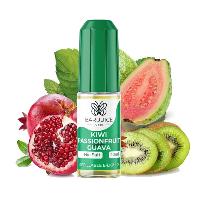 Bar Juice 5000 Salt Kiwi Passionfruit Guava 10mg 10ml