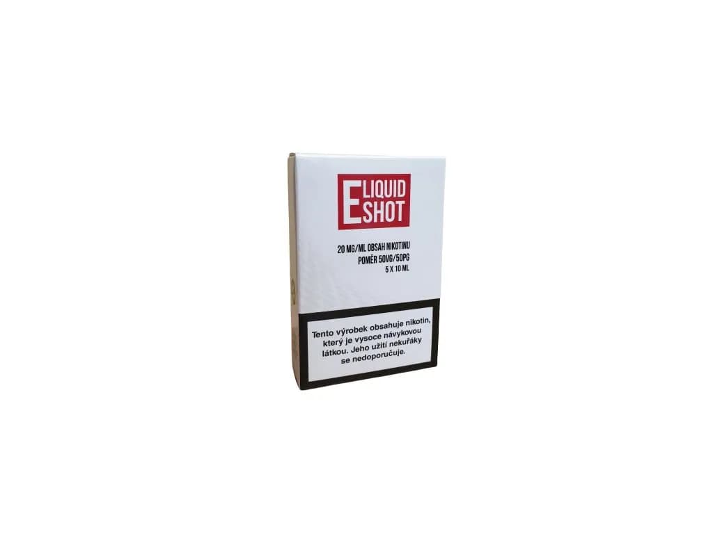 E Liquid Shot Booster 50PG 50VG 20 mg ml 5x10ml
