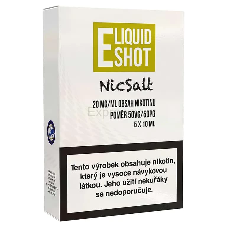 e liquid shot booster nicsalt 50 50 20mg 5x 10ml