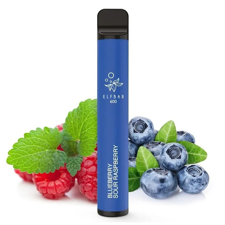 Elf Bar 600 Blueberry Sour Raspberry (Borůvka s malinou) Elektronické cigarety - hlavní obrázek