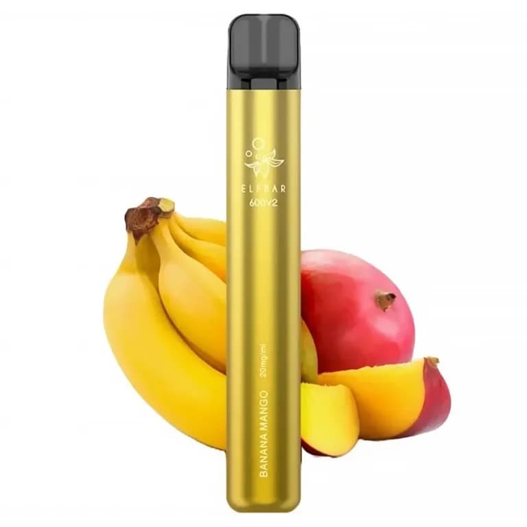 Elf Bar 600 V2 Banana Mango (Banán mango) Elektronické cigarety - hlavní obrázek