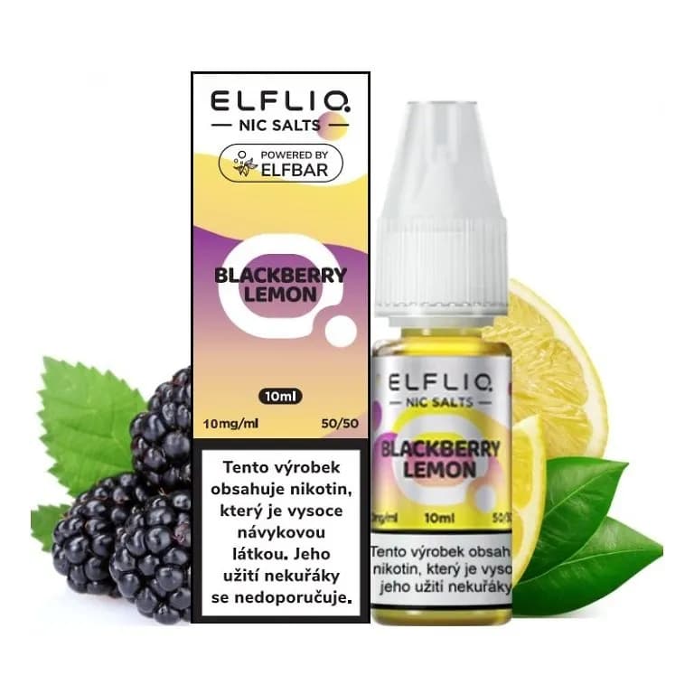 Elf Bar Elfliq Salt e-liquid Blackberry Lemon Salt e-liquidy - hlavní obrázek