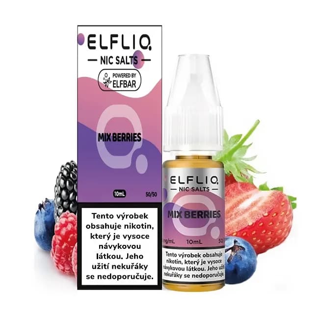 Elf Bar Elfliq Salt e-liquid Mix Berries Salt e-liquidy - hlavní obrázek