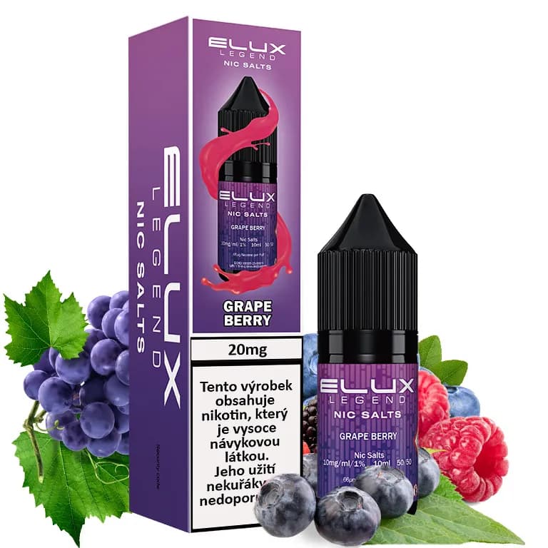 Elux Legend Salts Grape Berry Salt e-liquidy - hlavní obrázek