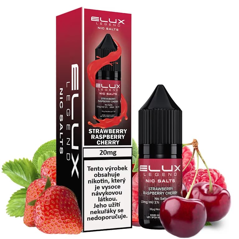Elux Legend Salts Strawberry Raspberry Cherry Salt e-liquidy - hlavní obrázek