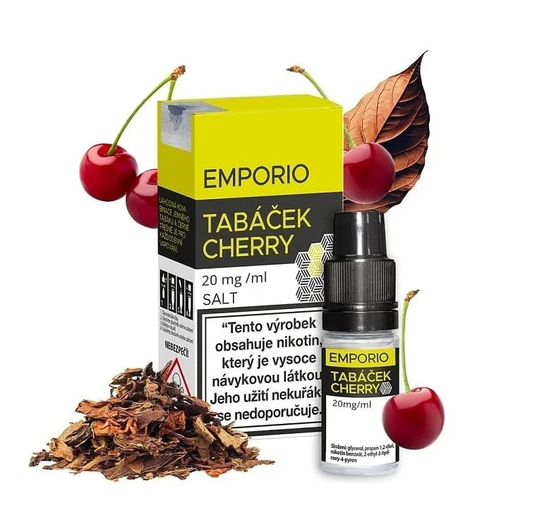 Emporio Salt Tabáček Cherry Salt e-liquidy - hlavní obrázek