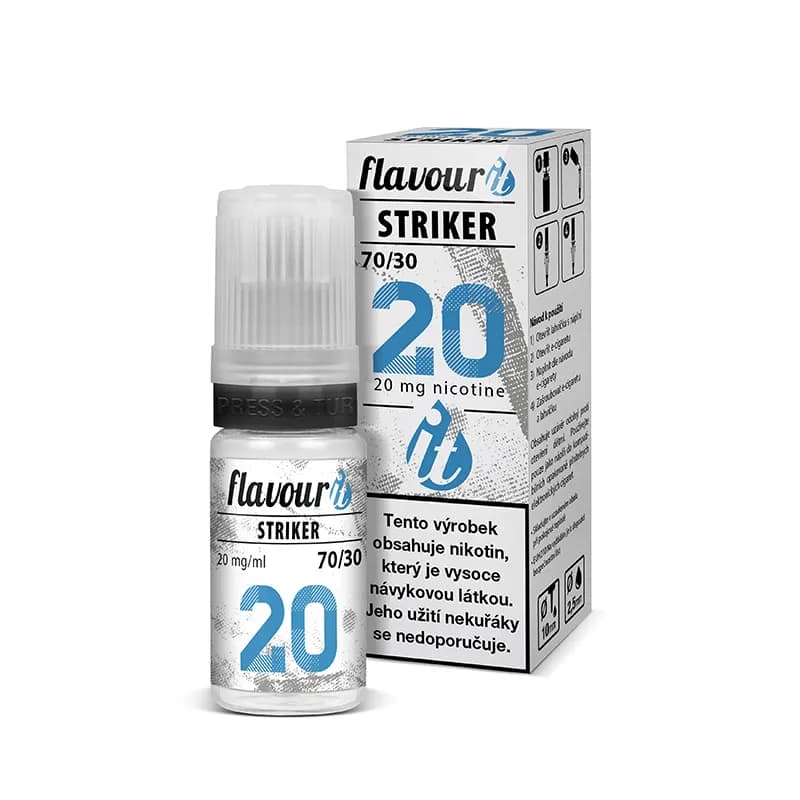 Flavourit Striker - Dripper - Booster - 70VG, 30PG, 20mg - 10ml