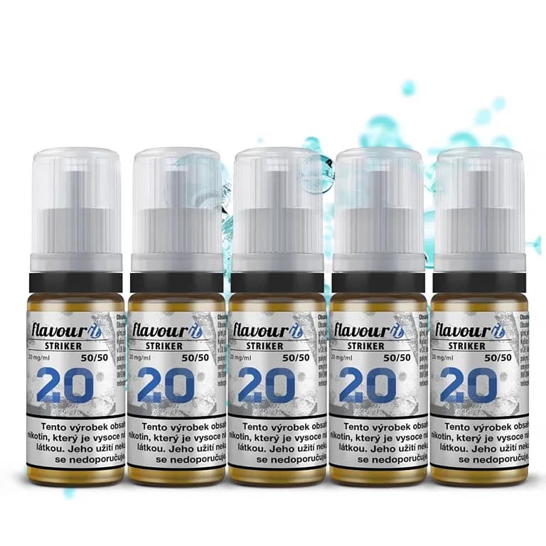 Flavourit STRIKER - nikotinový booster - 50/50 - 5x10ml - 20mg