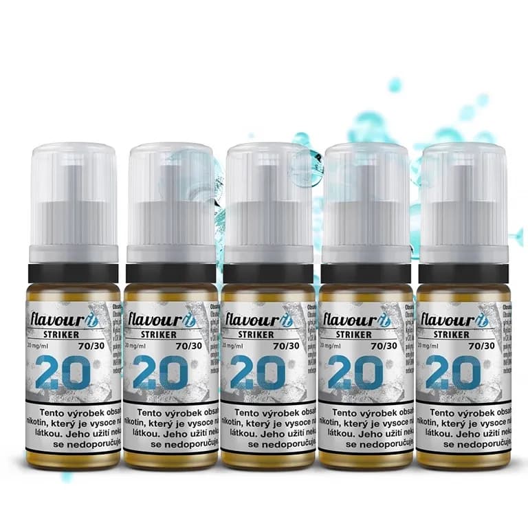 Flavourit STRIKER - nikotinový booster - 70/30 - 5x10ml - 20mg