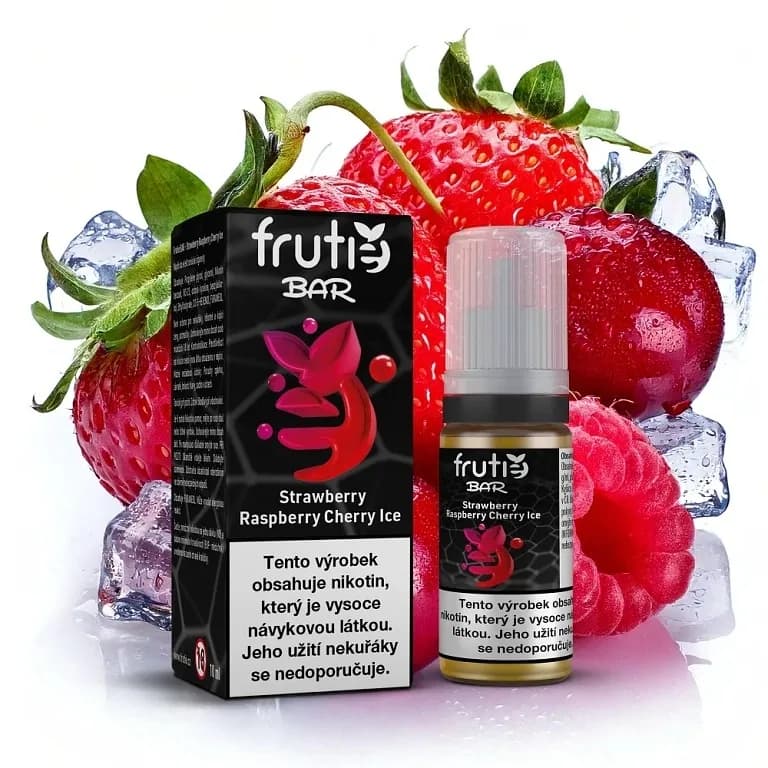 Frutie BAR Strawberry Raspberry Cherry ICE Ovocné e-liquidy - hlavní obrázek