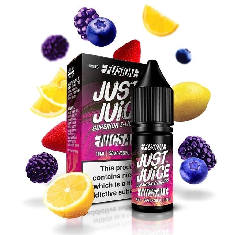 Just Juice Salt E-liquid Fusion Berry Burst & Lemonade (Lesní ovoce s citronem) Salt e-liquidy - hlavní obrázek