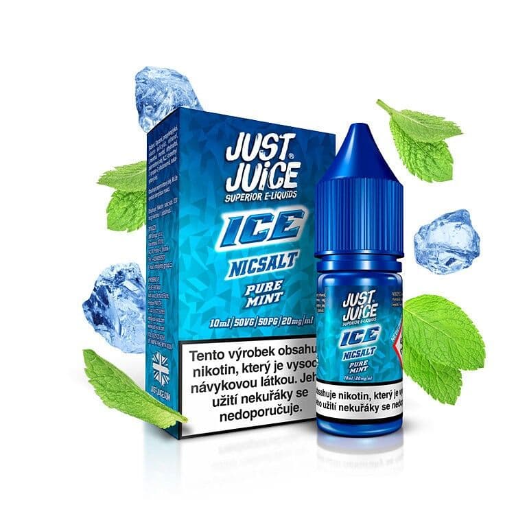 Just Juice Salt E-liquid ICE Pure Mint (Máta a mentol) Salt e-liquidy - hlavní obrázek