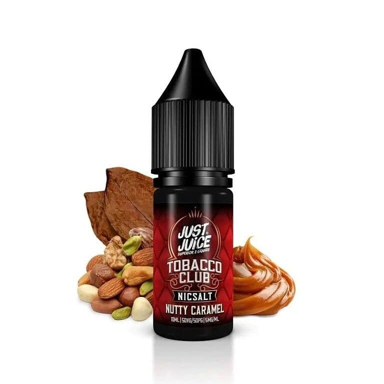 Just Juice Salt E-liquid Tobacco Nutty Caramel (Oříškový tabák s karamelem) Salt e-liquidy - hlavní obrázek