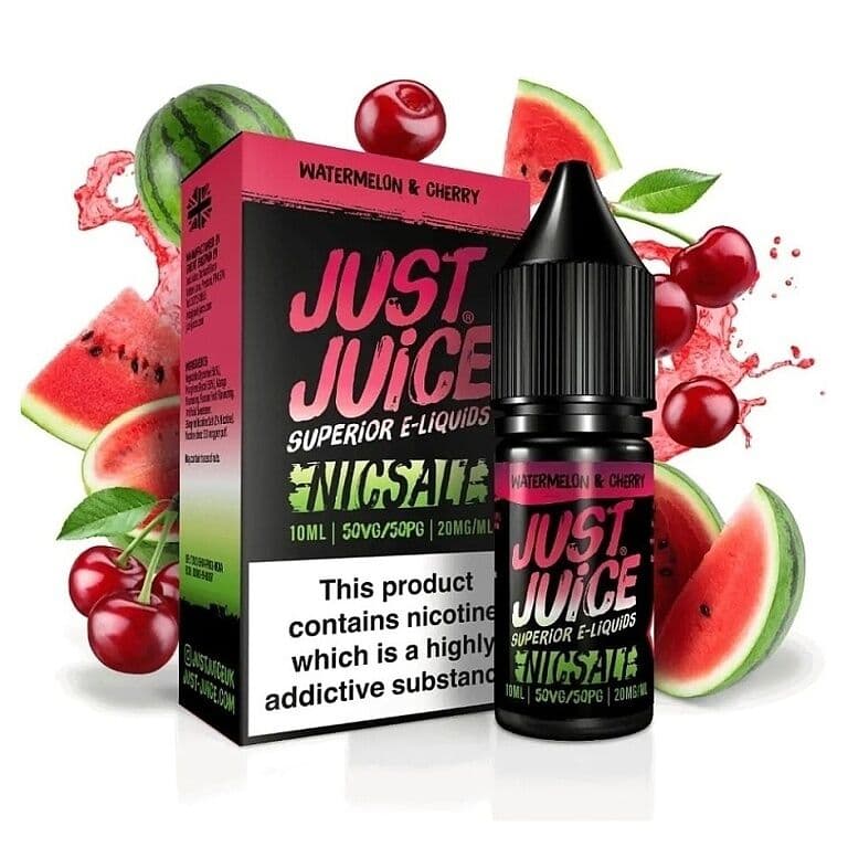 Just Juice Salt E-liquid Watermelon & Cherry (Vodní meloun s třešní) Salt e-liquidy - hlavní obrázek