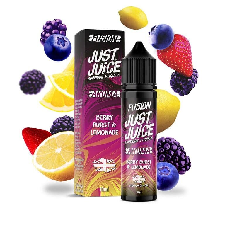 Just Juice Shake & Vape Fusion Berry Burst & Lemonade Příchutě - hlavní obrázek
