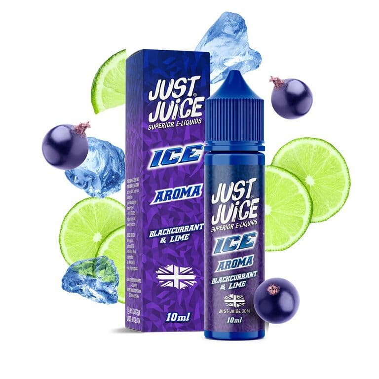 Just Juice Shake & Vape ICE Blackcurrant & Lime Příchutě - hlavní obrázek