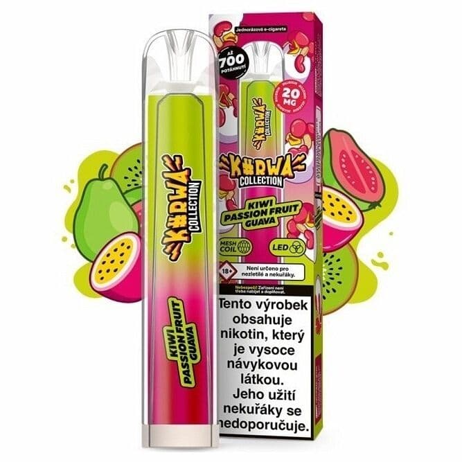 Kurwa Collection Kiwi Passion Fruit Guava Elektronické cigarety - hlavní obrázek