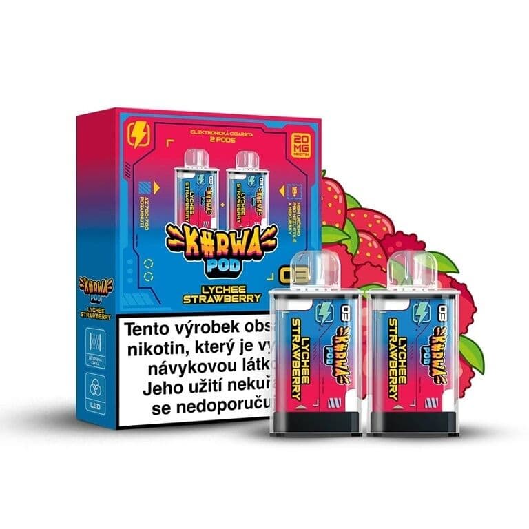 Kurwa Pod Kapsle 2ks Lychee Strawberry Elektronické cigarety - hlavní obrázek