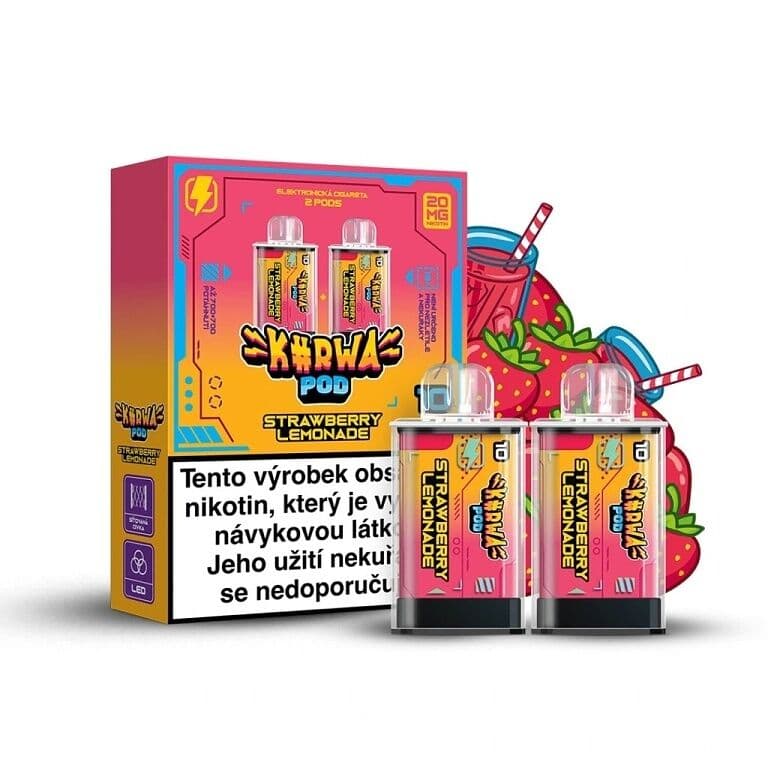 Kurwa Pod Kapsle 2ks Strawberry Lemonade Elektronické cigarety - hlavní obrázek
