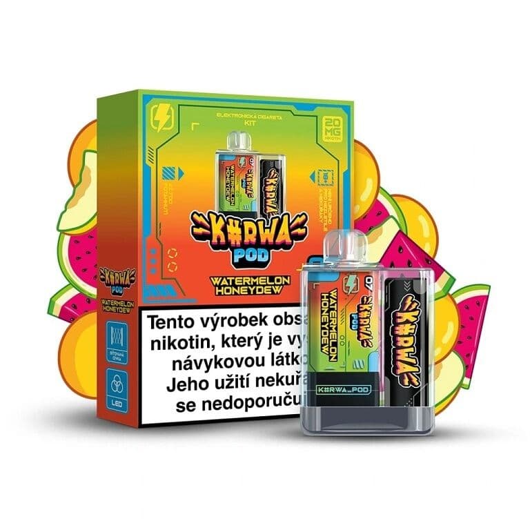 Kurwa Pod Starter Kit Watermelon Honeydew Elektronické cigarety - hlavní obrázek