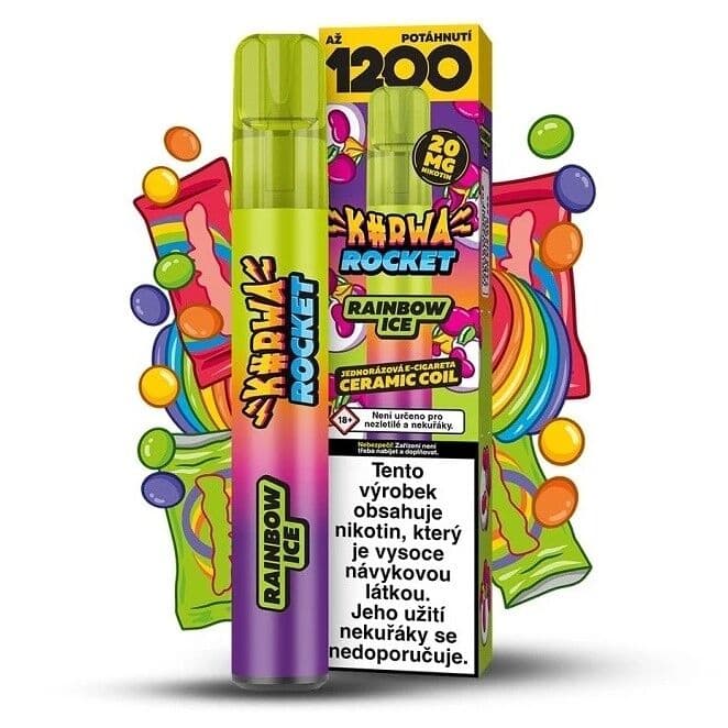 Kurwa Rocket Rainbow ICE Elektronické cigarety - hlavní obrázek