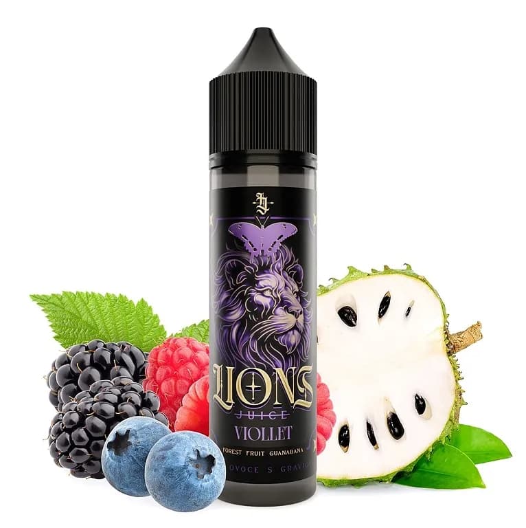Lions Juice S&V Viollet (Lesní ovoce s Graviolou) Příchutě - hlavní obrázek