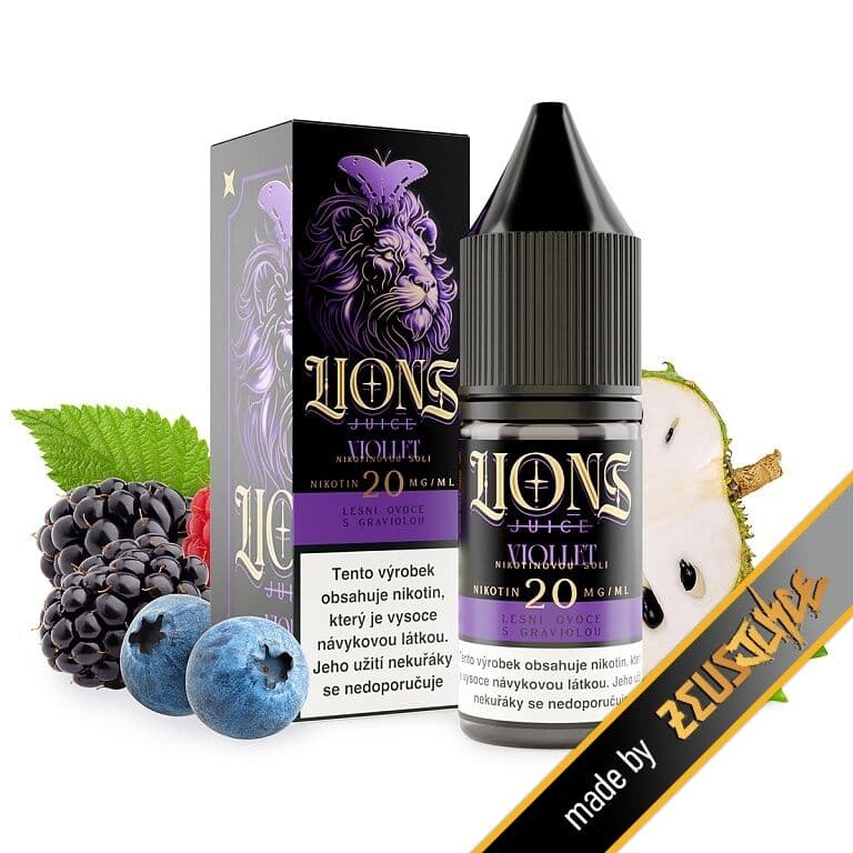 Lions Juice Salt Viollet Salt e-liquidy - hlavní obrázek