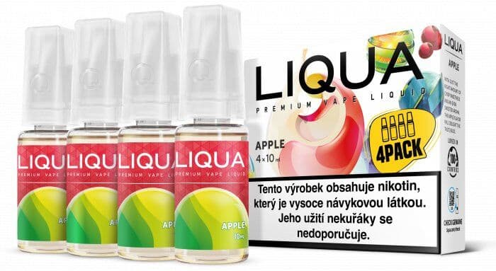 liqua cz elements 4pack apple 4x10ml jablko