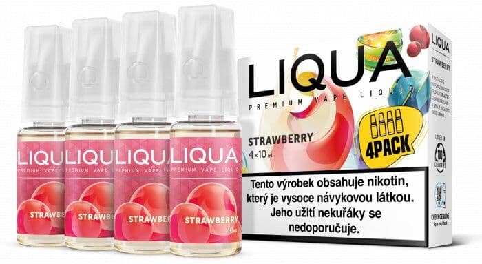 liqua cz elements 4pack strawberry 4x10ml jahoda