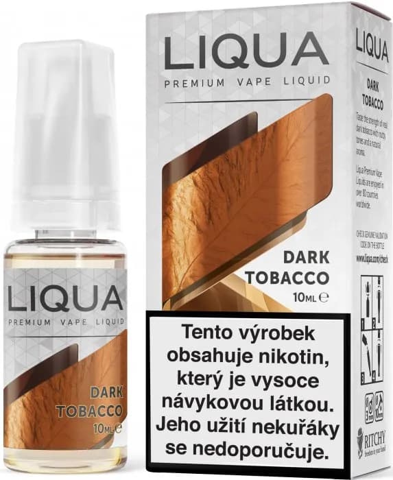 liqua cz elements dark tobacco 10ml silny tabak