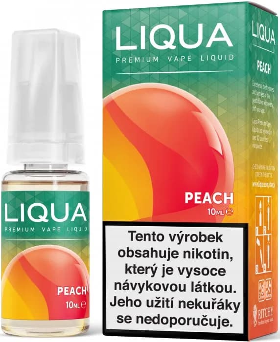 liqua cz elements peach 10ml broskev