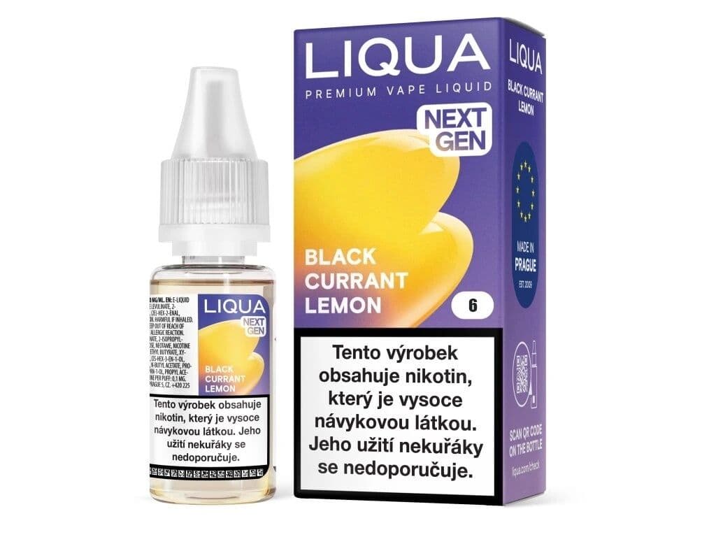 Liqua NEXT GEN Black Currant Lemon Ovocné e-liquidy - hlavní obrázek