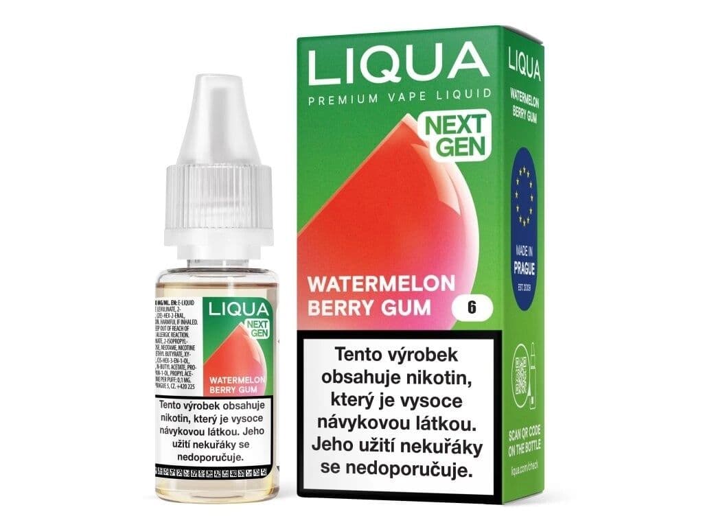 Liqua NEXT GEN Watermelon Berry Gum Ovocné e-liquidy - hlavní obrázek