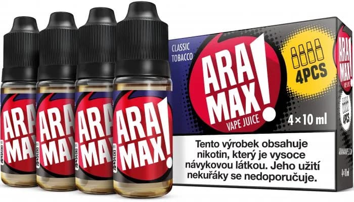 aramax 4pack classic tobacco 4x10ml
