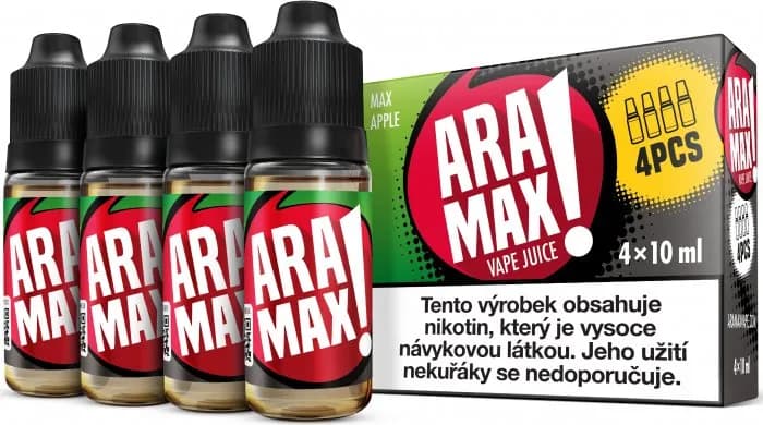 aramax 4pack max apple 4x10ml