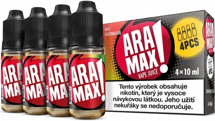 aramax 4pack max watermelon 4x10ml