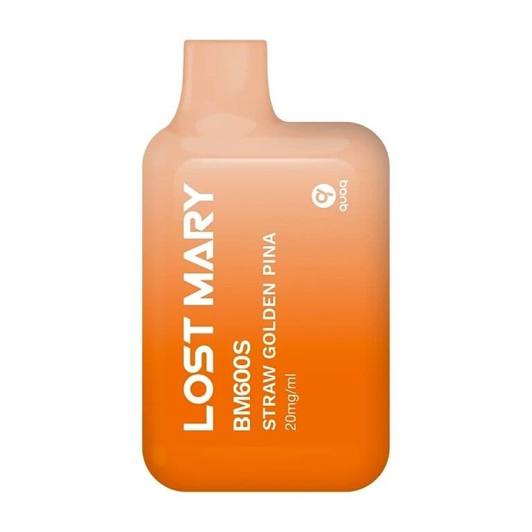 Lost Mary BM600S Straw Golden Pina PO EXPIRACI. Elektronické cigarety - hlavní obrázek