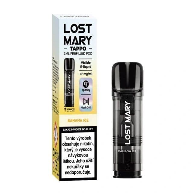 Lost Mary Tappo Pod přednaplněná Cartridge Banana ICE Elektronické cigarety - hlavní obrázek