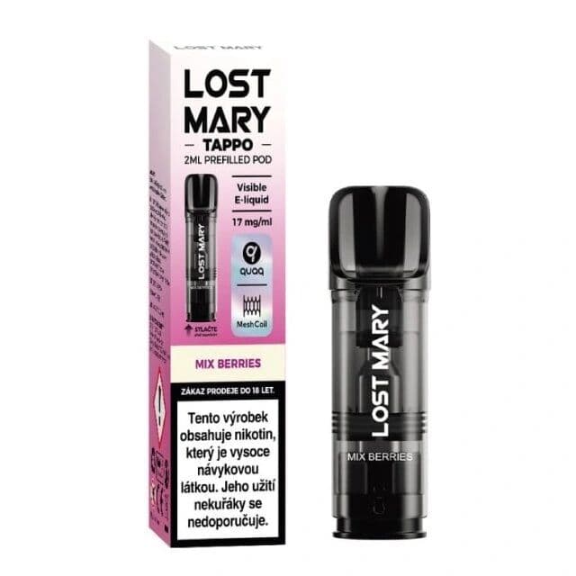 Lost Mary Tappo Pod přednaplněná Cartridge Mix Berries Elektronické cigarety - hlavní obrázek
