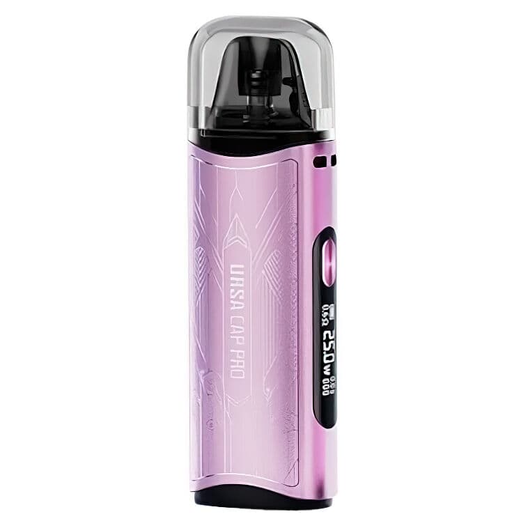 Lost Vape Ursa Cap Pro růžová varianta s jemným geometrickým vzorem a moderním designem