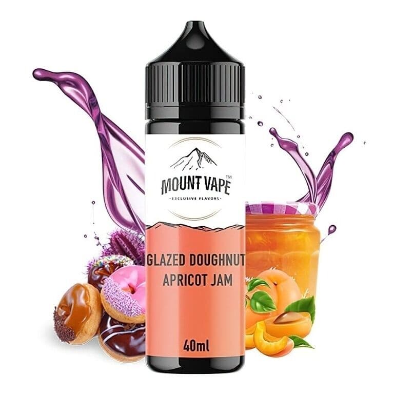 Mount Vape Shake & Vape Glazed Doughnut Apricot Jam Příchutě - hlavní obrázek
