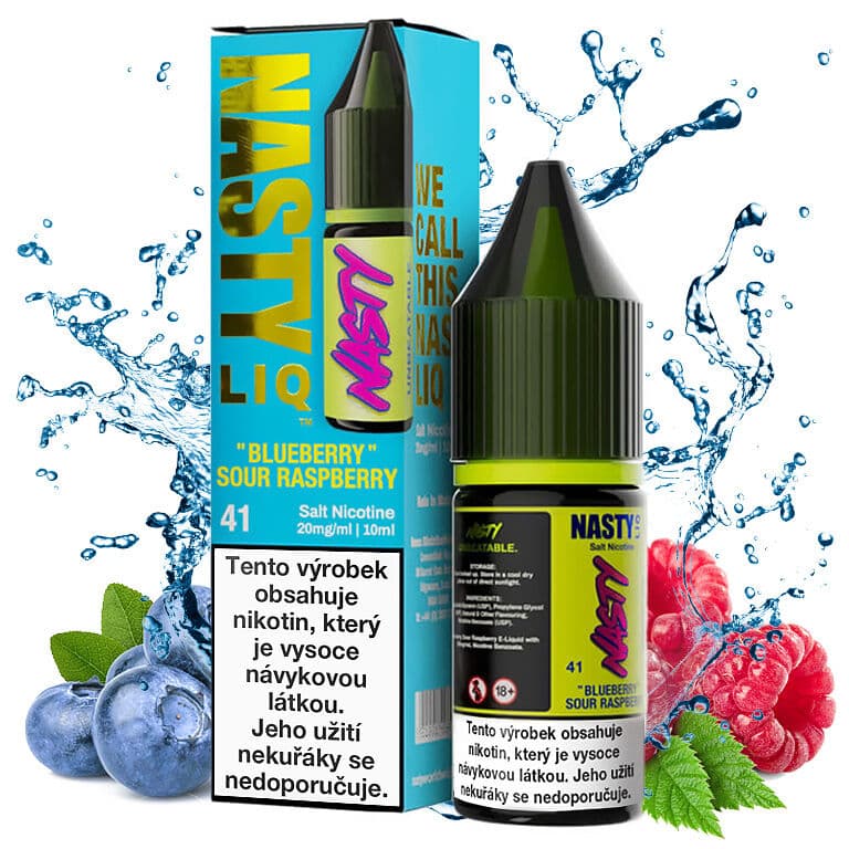 Nasty LIQ Salt Blueberry Sour Raspberry Salt e-liquidy - hlavní obrázek