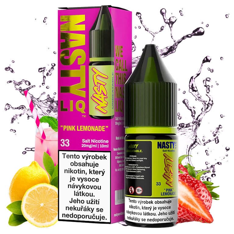 Nasty LIQ Salt e-liquid Pink Lemonade Salt e-liquidy - hlavní obrázek