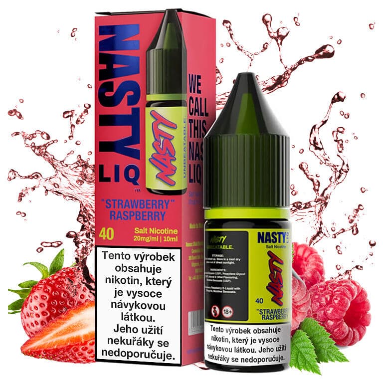Nasty LIQ Salt e-liquid Strawberry Raspberry Salt e-liquidy - hlavní obrázek