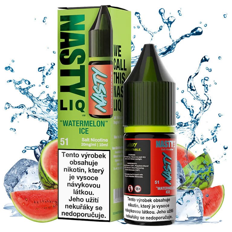 Nasty LIQ Salt e-liquid Watermelon ICE Salt e-liquidy - hlavní obrázek